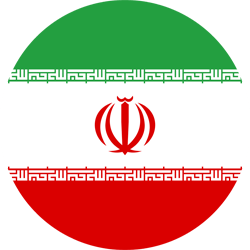 Flag of Iran (round)
